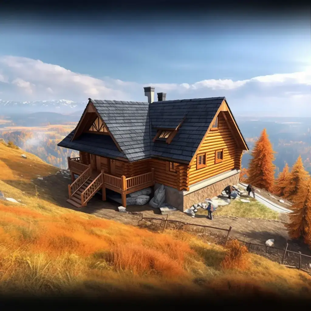 domy z bali cena - Ociosani Domy z bali Beskidy