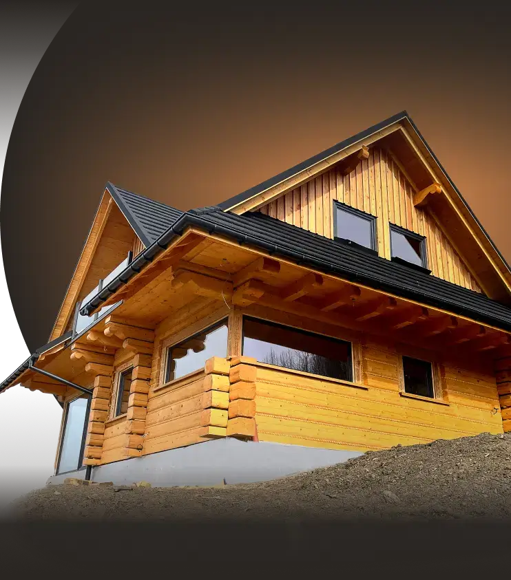 Domy z bali - budowa domów z bali 116 metrów kwadratowych